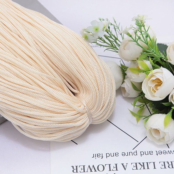 Macrame Rope Nylon Cord BEIGE BEIGE