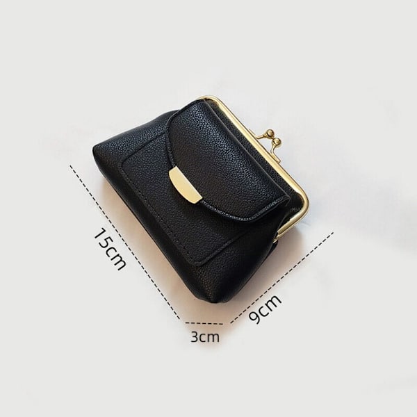 Mini Lås Clip Mønt Pung nøgletaske NAVY BLÅ navy blue