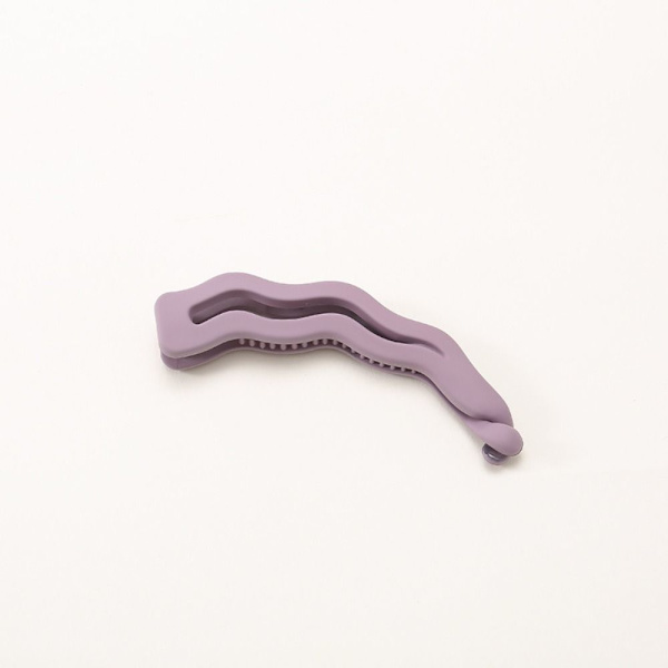 Bananhårklämmor Hästsvansbullehållare LILA Purple