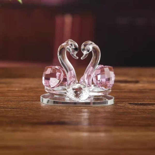 Crystal Swan Ornament Home Decoration and Accessories C C C