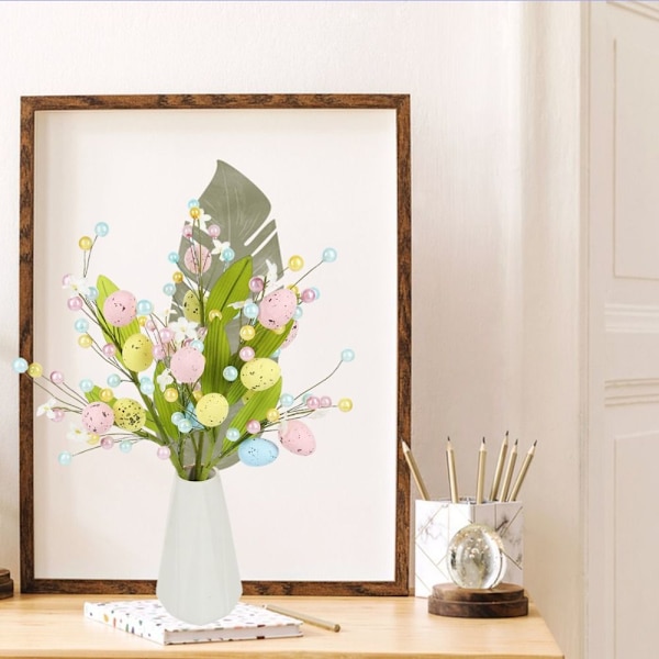 Påskeblomstplukk Påskeegg kvistegrener Kunstig påske