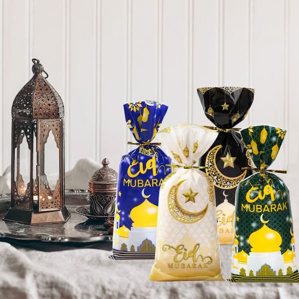 25/50 st Godispåsar Kakor Popcorn Förpackningspåse BLÅ-50ST Blue-50pcs