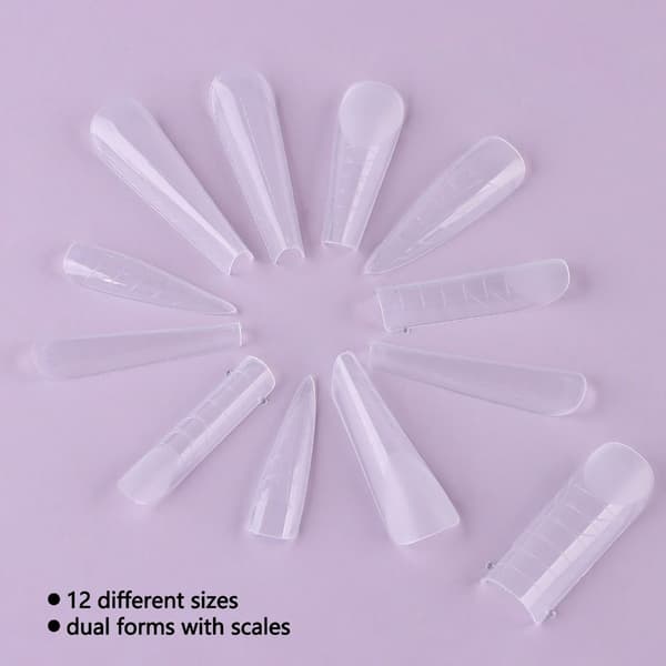 Dobbelt Negleforme Negleforme Gel Negleforme