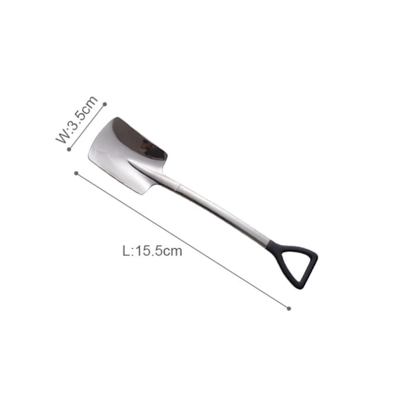 Barredskaber Special Scoop Skovl Ske Dækkeservice SPEJLET FLAD Mirrored Flat Head