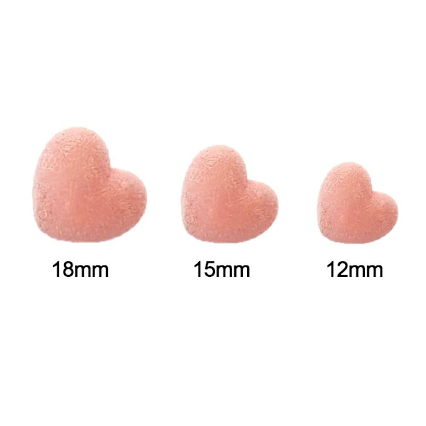 10 kpl Kolmion nenän turvaosat PINK 15MM Pink 15mm