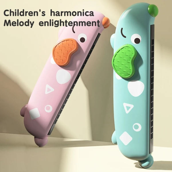 Børnemundharmonika spille musikinstrumenter PINK pink