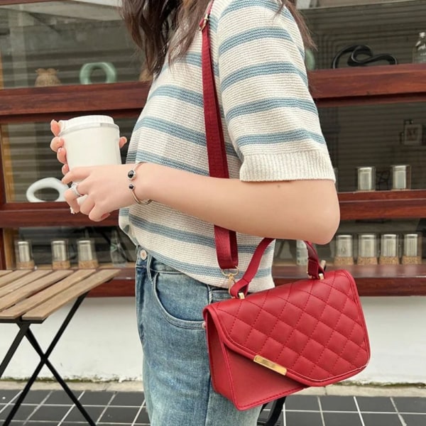 Ribbon Crossbody Laukku Small Square Laukku KHAKI khaki
