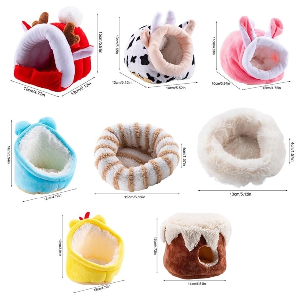 Hamster Nest Winter Plushy Nest D D D