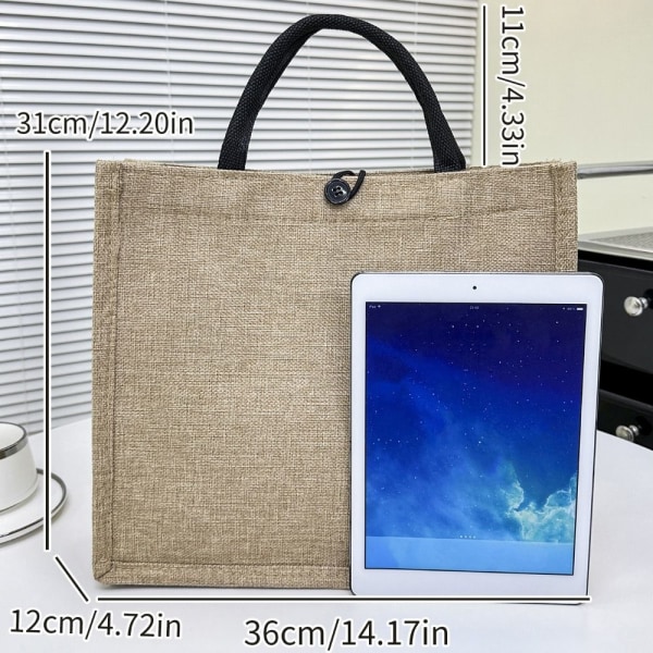 Pellavakangaskassi Beach Handbag 04 04 04