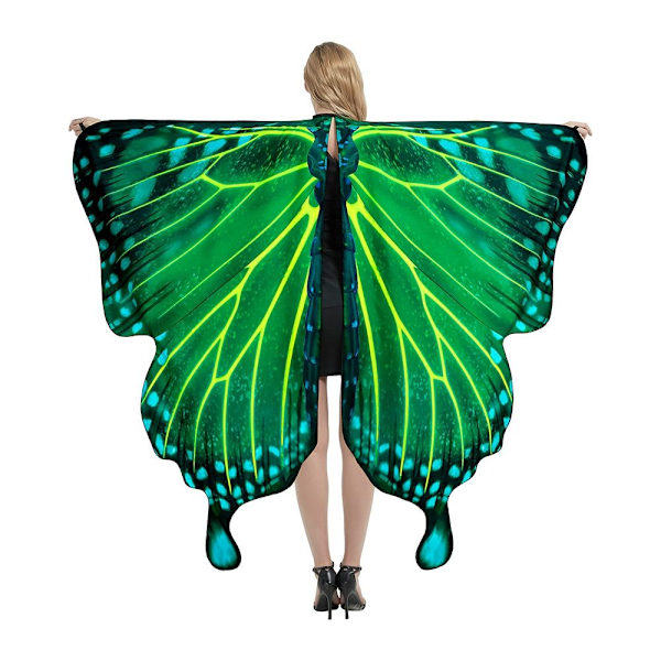 Butterfly Cape Butterfly Wings Sjal 3 3 3