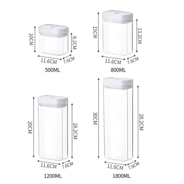 Madbeholder Opbevaringstank 800ML 800ML