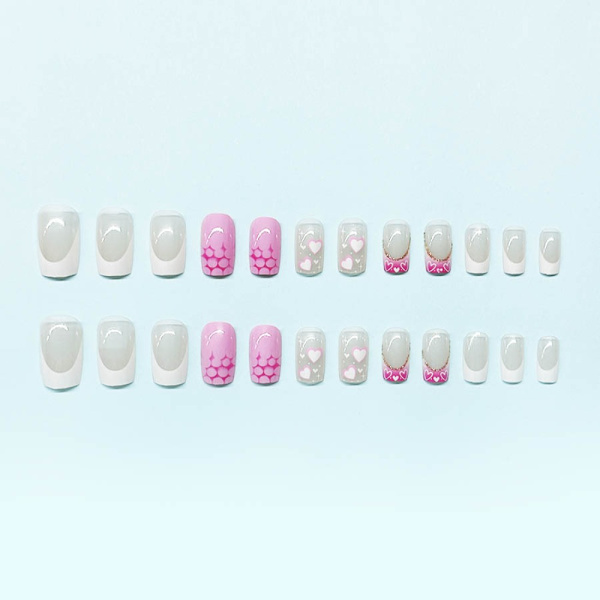 French Fake Nails False Nail 9 9 9