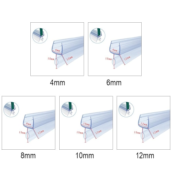 Tätningslister Vattenbaffel 4MM 4mm