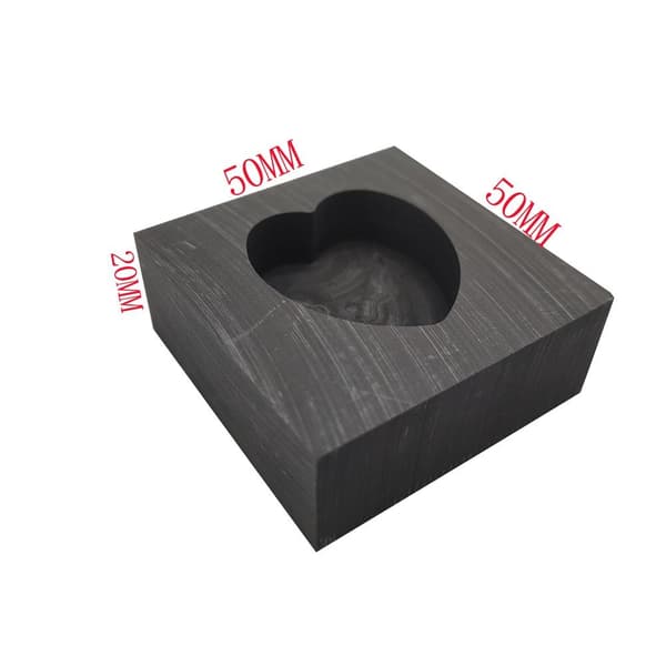 Smältande Raffineringsform Grafit Göt Bar Form 05 05