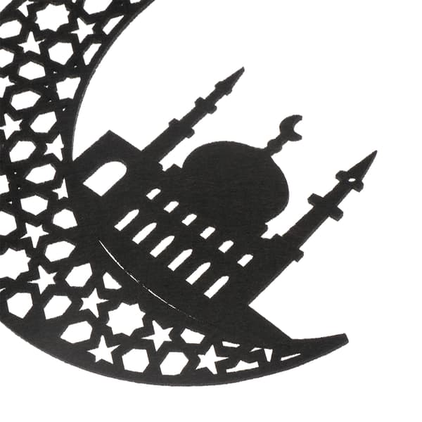 4 stk. Eid Mubarak Vedhæng Ramadan Dekoration DIY Håndværk