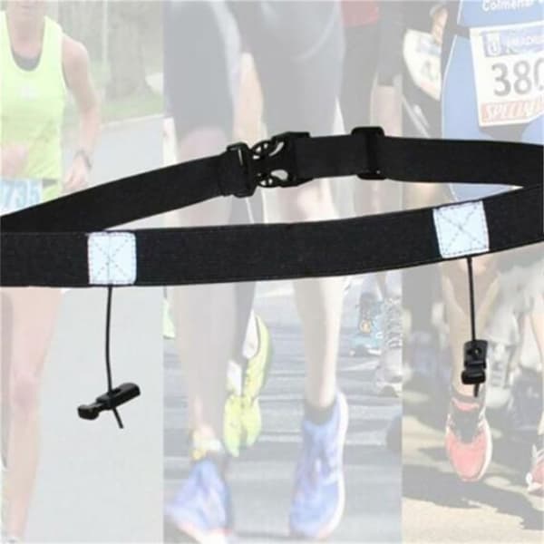 Løpebelte for startnummer maratonløp triatlon midjebelte