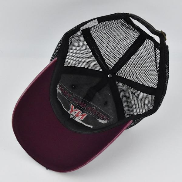Brev Broderi Baseball Caps Net Snapback Hatte GRÅ GRÅ grey