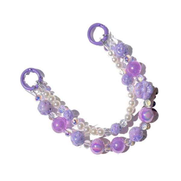 Beaded nyckelring telefonkedja 02 02 02