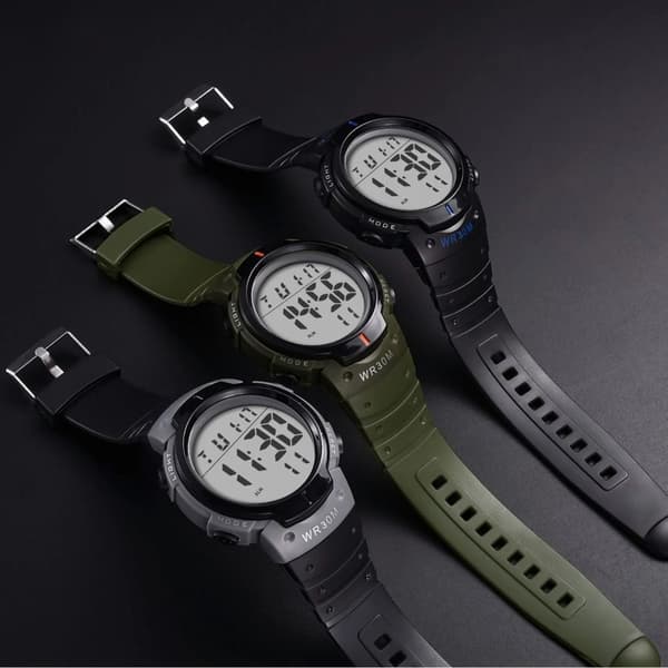 Herre Sportsure Digitalur SORT Black