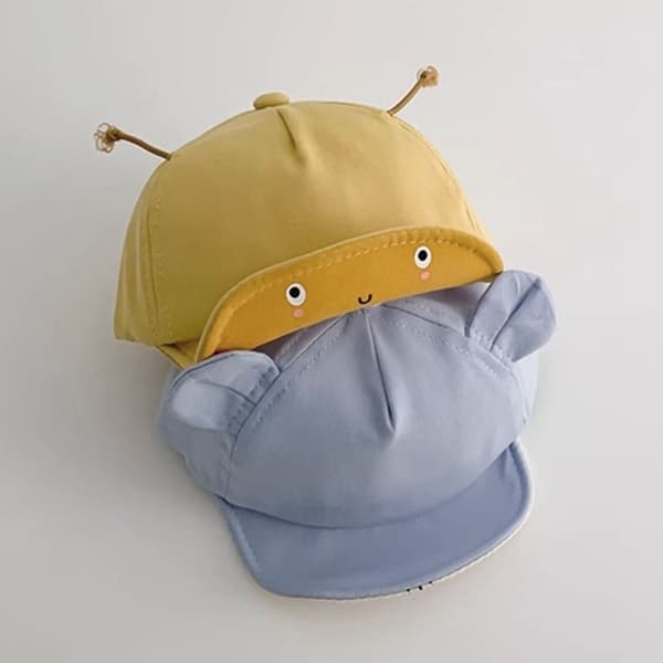 Barn Basebollkepsar Baby Toppade Kepsar MÖRKGRÅ dark grey