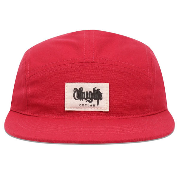Femdelad hatt Sumbrero hatt RÖD red