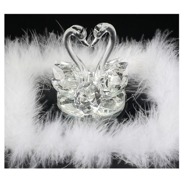 Crystal Swan Ornament Home Decoration and Accessories B B B