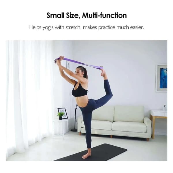 Yogaband Träningsband VIT VIT white