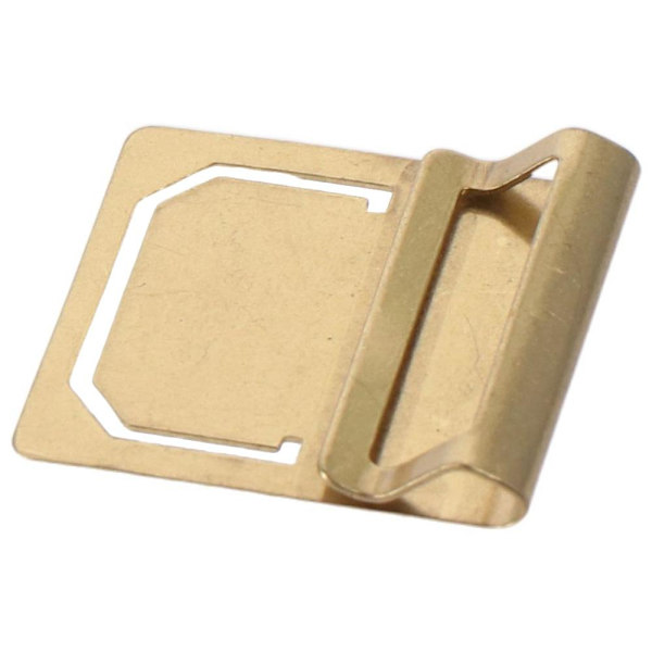 6 STK Retro Messing Bogmærke Metal Bogmærke Holder Gul