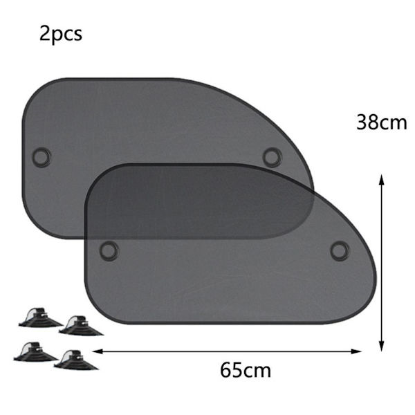 2 st Bil solskydd solskydd cover mesh visir