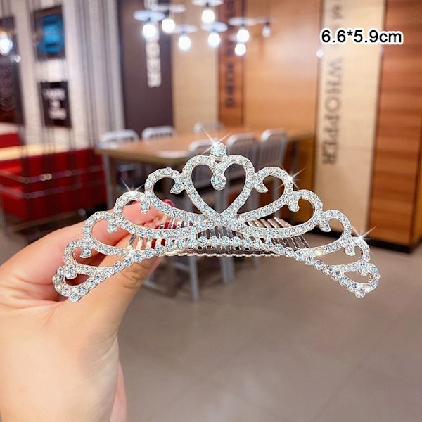 Crowns Hair Comb Crystal Crown Hårnål STYLE 10 STYLE 10 Style 10