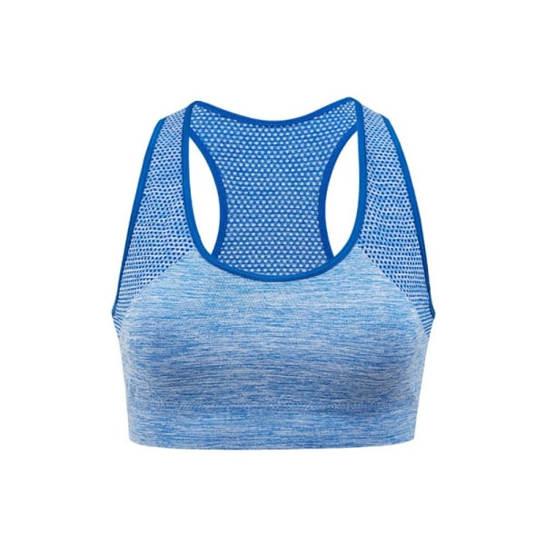 Ryggløs Cross Strap Vest BH-pute Trådløs BLÅ S blue S