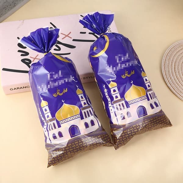 50 stk Eid Mubarak Godteriposer Kjeksbehandlerposer STIL 3 STIL 3