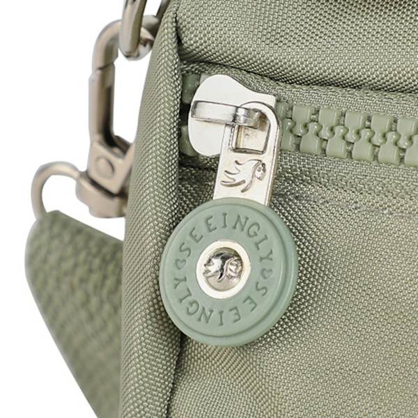 Olkalaukku Matkapuhelinlaukku KHAKI khaki