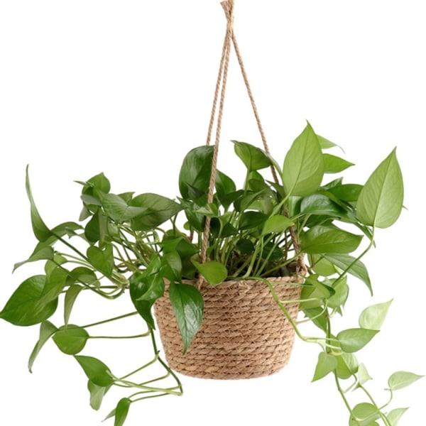 Puutarhaan riippuva istutuskoneen säilytyskori LUONNOLLINEN VÄRI Natural Color