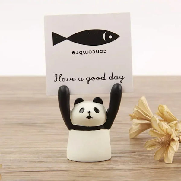 Luova sarjakuvakorttipidike Söpö valokuvakorttipidike PANDA PANDA panda