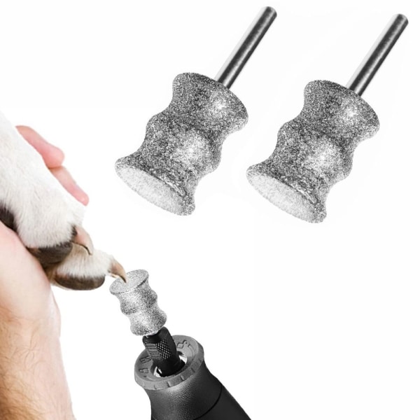 2 Stk Neglesliper Hjul Hunde Diamantsliper