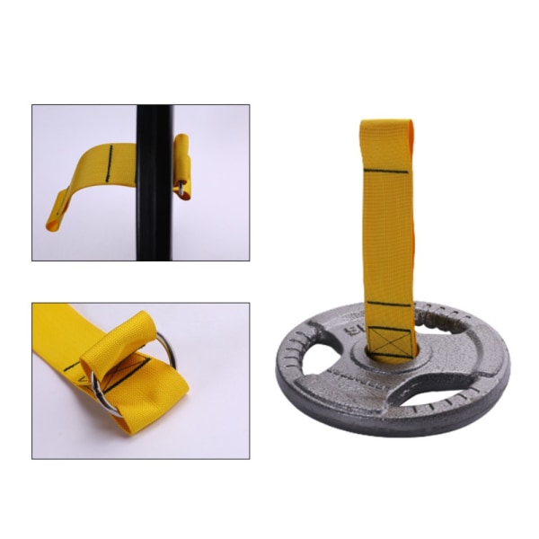 Dumbbell Load Bearing Bælte Loading Pin SORT Black
