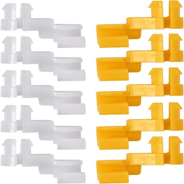 6-pak Dørlås Stang Clips