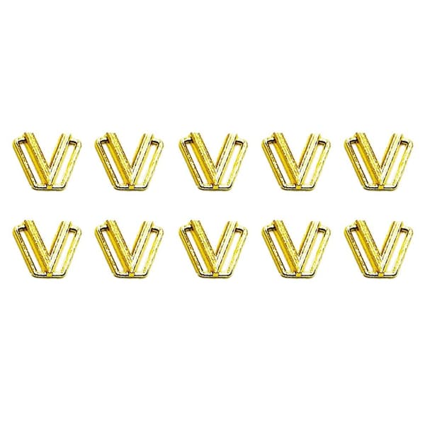 10 st Dockbälte Knappar Dockkläder Spännen 8 8 8