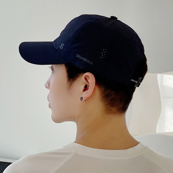Cap Solskydd MARINBLÅ ANDAS STIL ANDAS Navy blue Breathable Style-Breathable Style