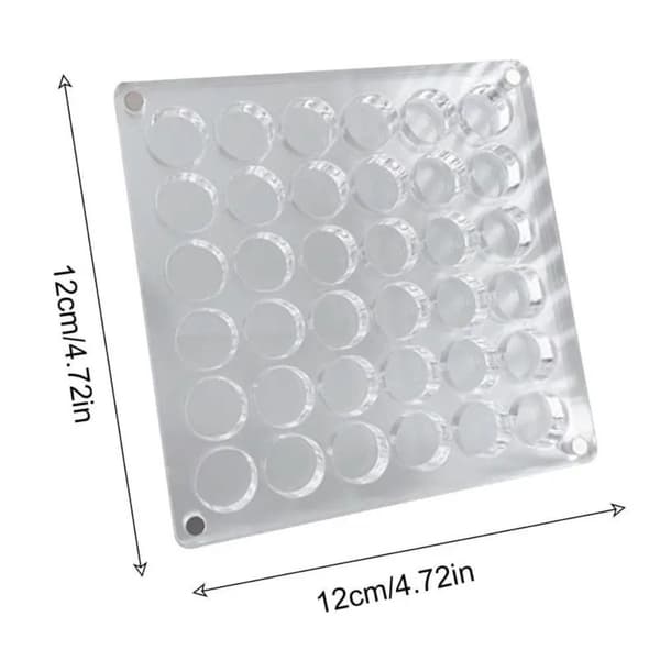 Magnetisk Opbevaringsboks til Neglepynt RUND 100 Rum Round 100Grid