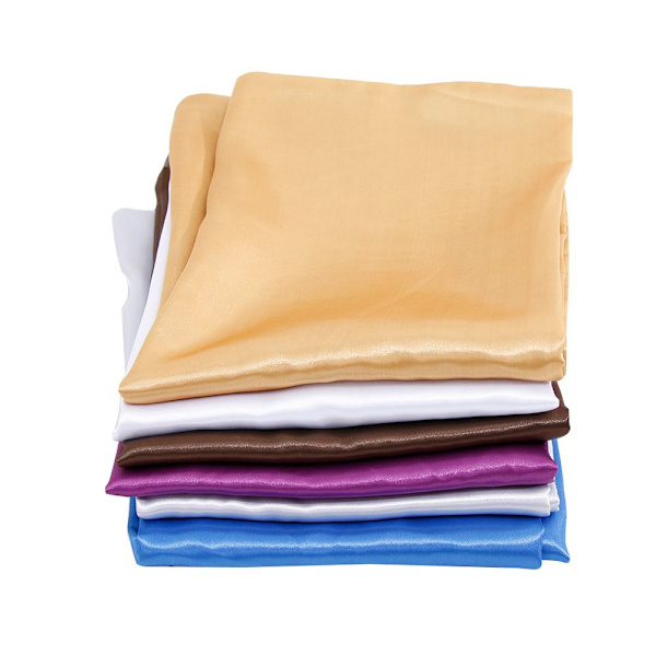 1/2 st Silk Kuddeöverdrag Satin GRÅ 1 st