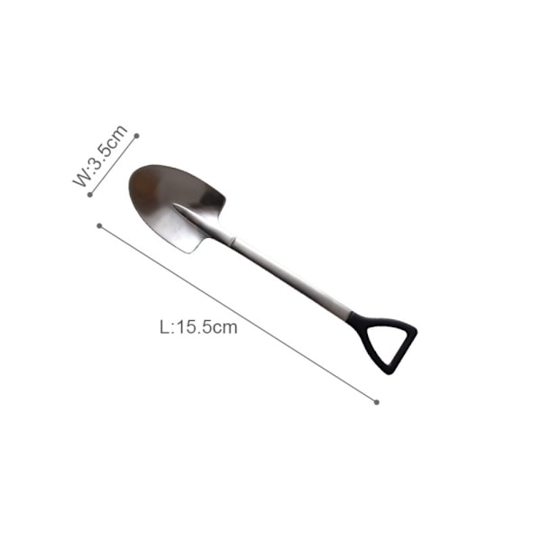 Barredskaber Special Scoop Skovl Ske Dækkeservice MAT RUND Matte Round Head