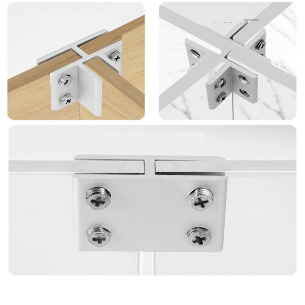 2-pack Glasklämma Partition Support 2 2 2