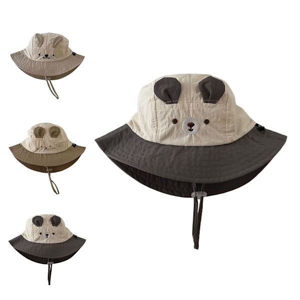 Lasten Bucket Hats Lasten aurinkohattu TUMMANHARMAA dark grey