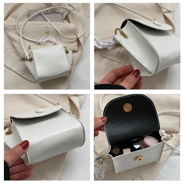 Crossbody Bag Axelväska VIT WHITE