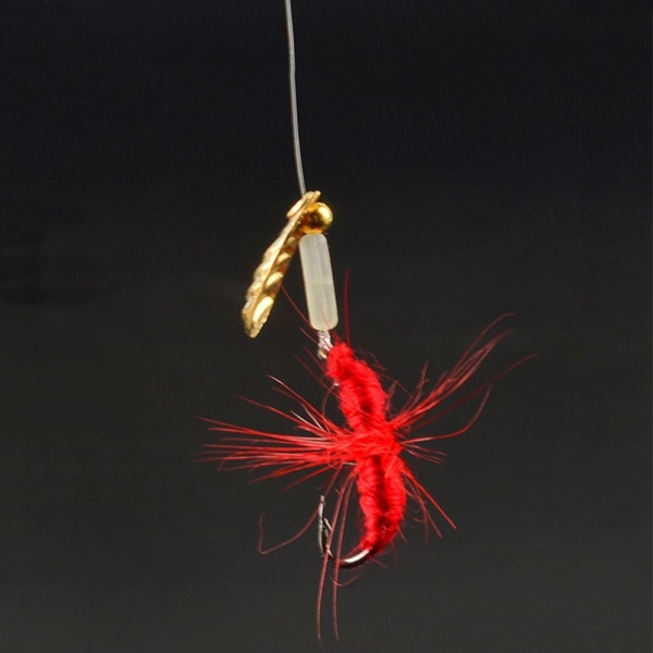 5 pakker/boks fiskeagnsett fiskesluk STIL 3 FLYTESTIL 3 Style 3 float