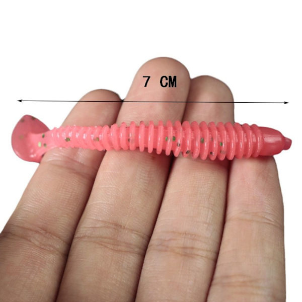 Kalastus Soft Lures Fishing Jig Lure RED red