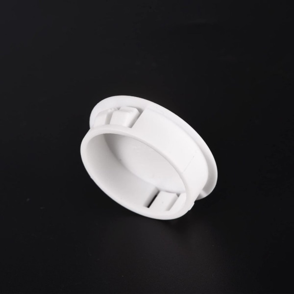 16 STK Hullplugger Flush Type Panel Rund Snap HVIT 16 STK white 16pcs