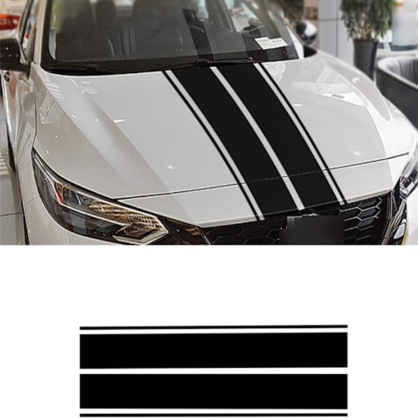 2 kpl auton konepellin tarratarra, suuri autokilpa-koriraita